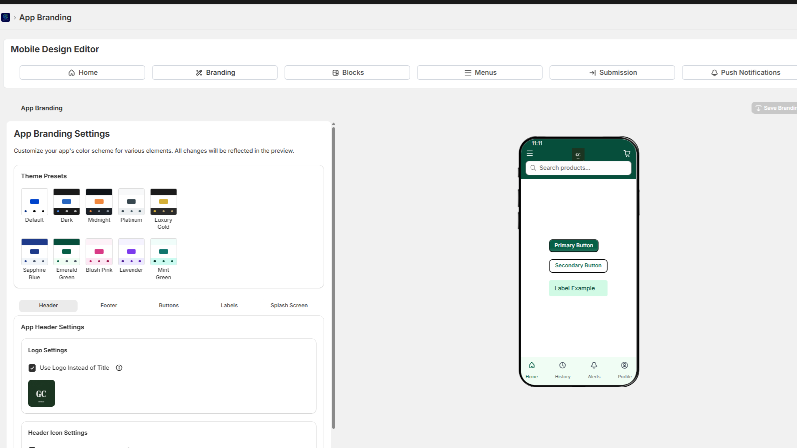 Drag and Drop Builder